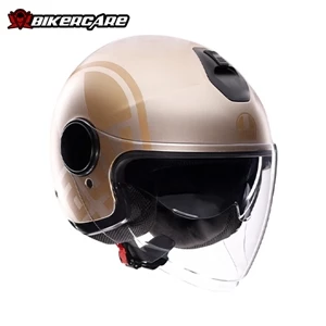 MŨ AGV ETERES - SIROLO MATT WHITE/GOLD - 2024