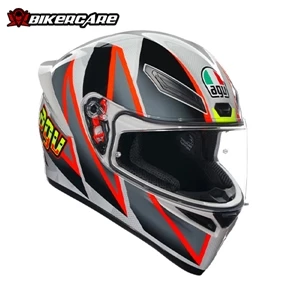 MŨ FULLFACE AGV K1 S - BLIPPER GREY/RED - 2024