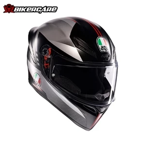 MŨ FULLFACE AGV K1 S - LAP MATT BLACK/GREY/RED - 2024