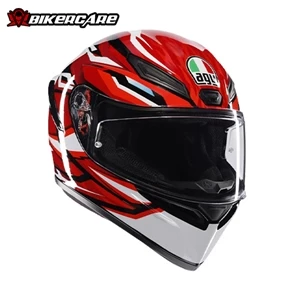 MŨ FULLFACE AGV K1 S - LION BLACK/RED/WHITE - 2024