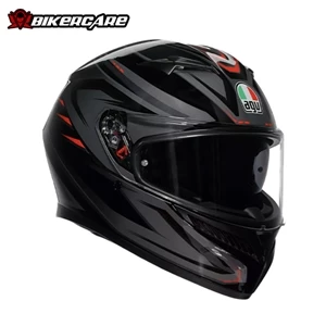 MŨ BẢO HIỂM FULLFACE AGV K3 - SYTH BLACK/RED - 2025