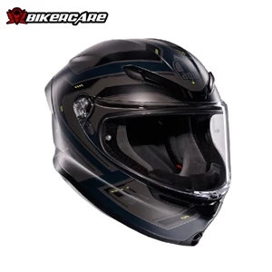 MŨ FULLFACE AGV K6 S - ENHANCE MATT GREY/YELLOW FLUO - 2024