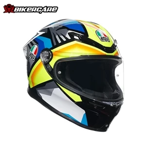 MŨ FULLFACE AGV K6 S - JOAN BLACK/BLUE/YELLOW - 2024