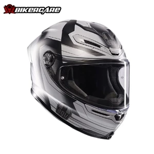 MŨ FULLFACE AGV K6 S - ULTRASONIC MATT BLACK/GREY - 2024