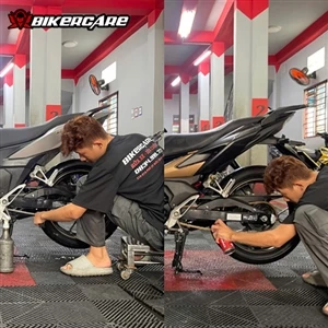 COMBO VỆ SINH - DƯỠNG SÊN XE SỐ